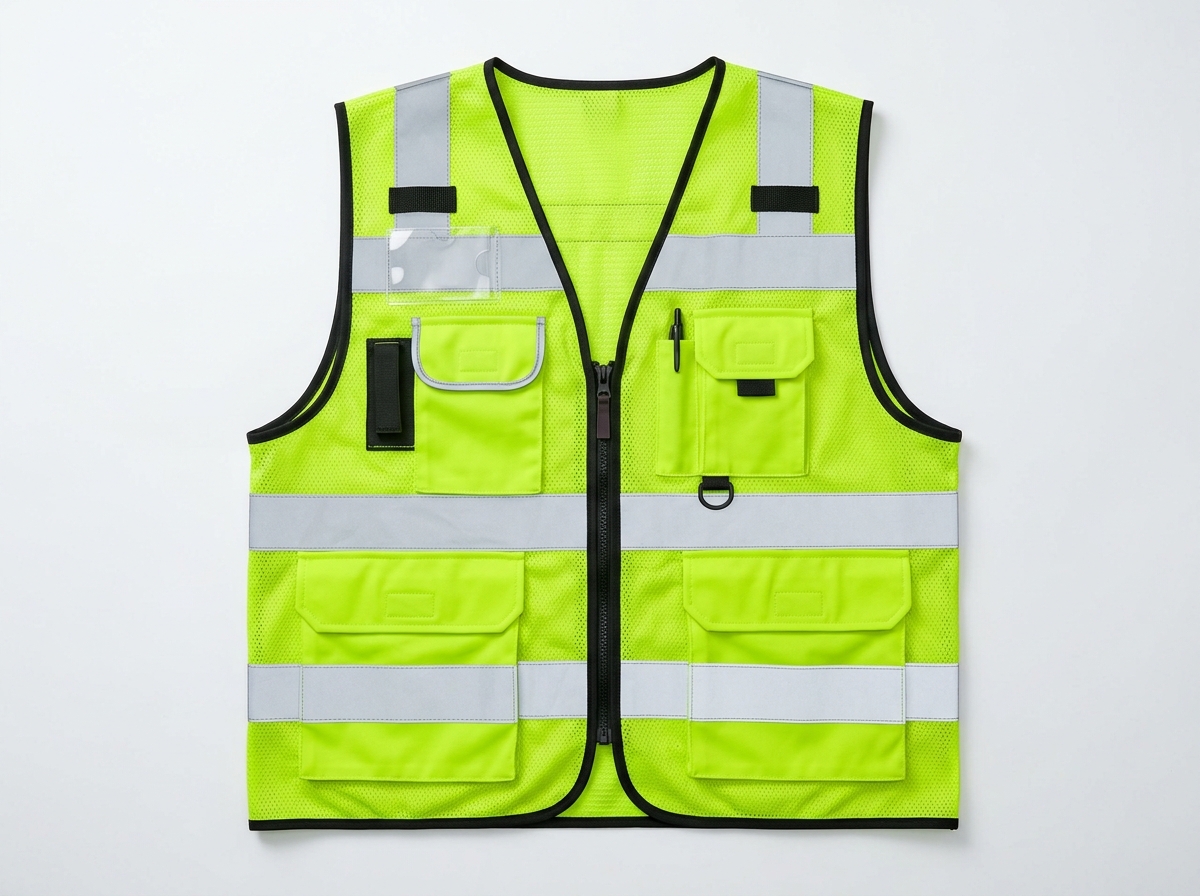 High-Visibility Reflective Safety Vest (Class 2)